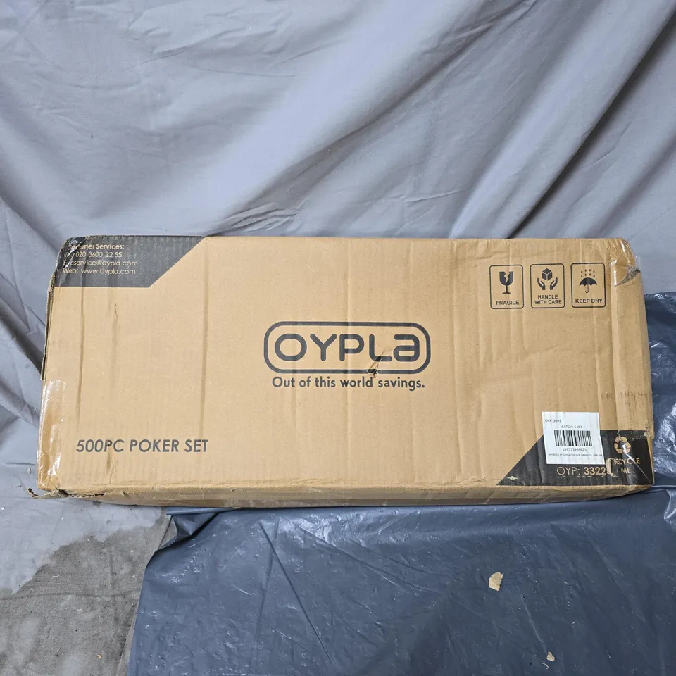 OYPLA POKER SET - 500 PIECE BOXED