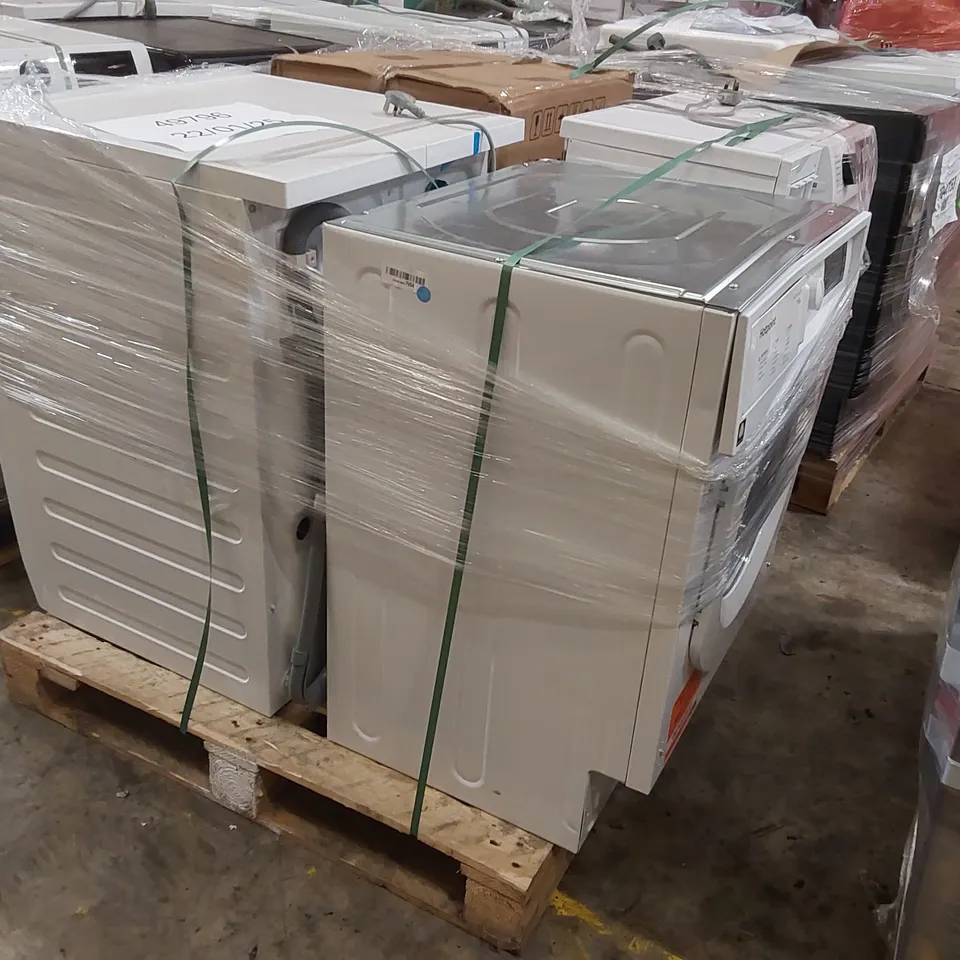 PALLET OF APPROXIMATELY 4 UNPROCESSED RAW RETURN WHITE GOODS TO INCLUDE;