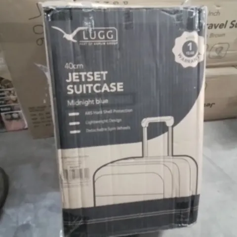 BOXED LUGG - 40CM JETSET SUITCASE MIDNIGHT BLUE
