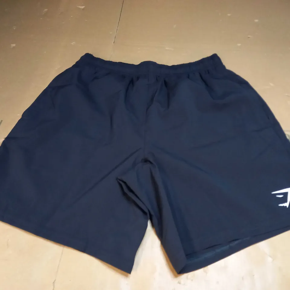 GYMSHARK LOGO SHORTS SIZE SMALL