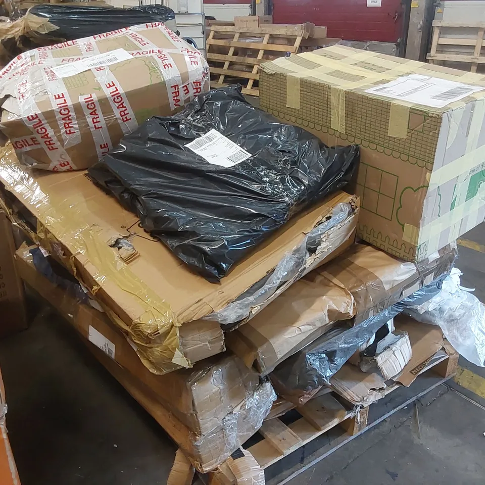 PALLET CONTAINING ASSORTED CONSUMER PRODUCTS/FURNITURE PARTS ECT 