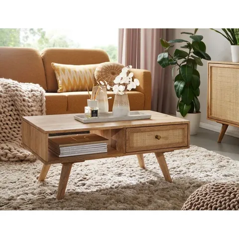 BOXED CAFFERKEY COFFEE TABLE WITH STORAGE (1 BOX)