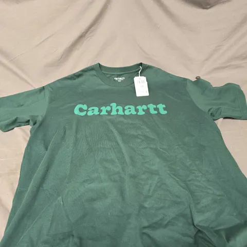 CARHARTT GREEN CREW NECK TEE SIZE XXL 