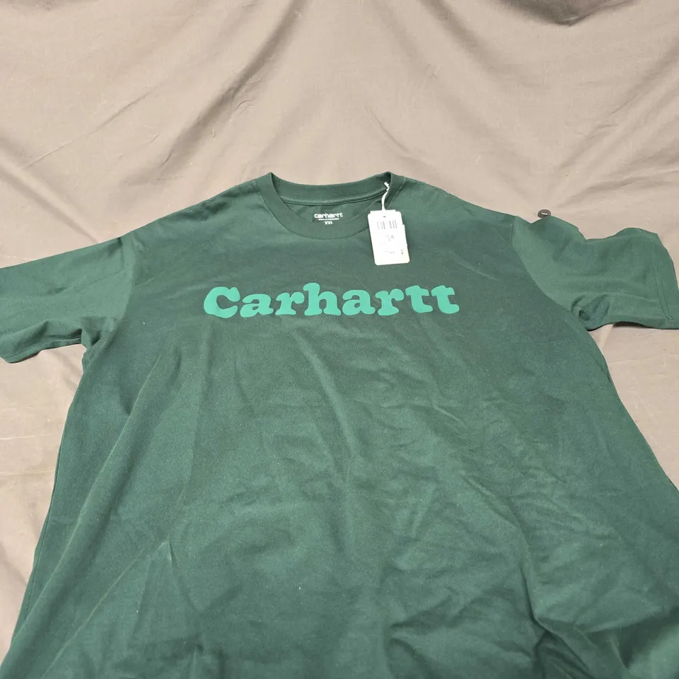 CARHARTT GREEN CREW NECK TEE SIZE XXL 