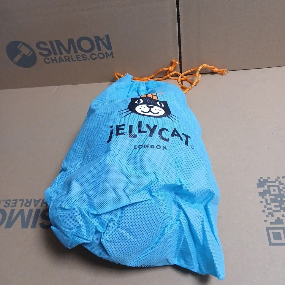 JELLYCAT BARTHOLOMEW BEAR AUBERGINE PLUSH TOY, IN BRANDED BAG