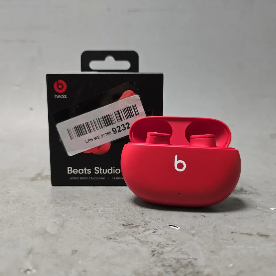 BOXED BEATS STUDIO BUDS IN RED