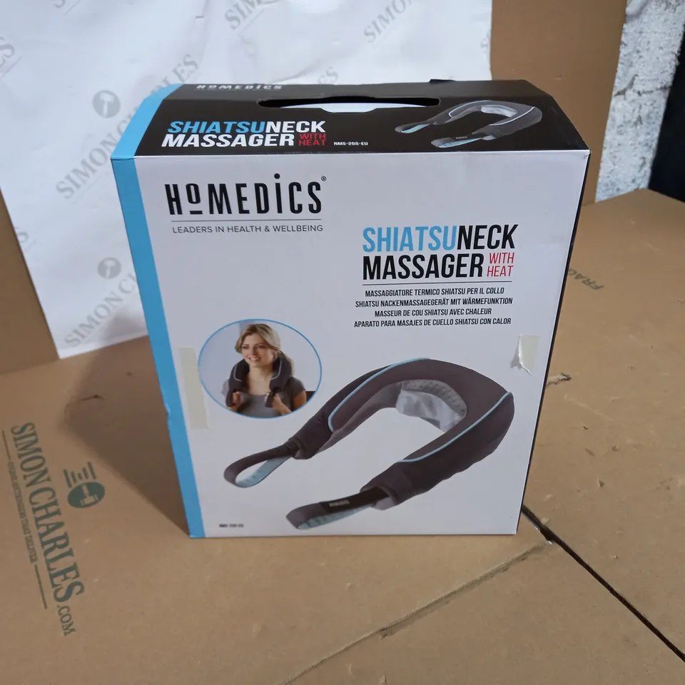 BOXED HOMEDICS SHIATSU NECK MASSAGER WITH HEAT NMS-255-EU