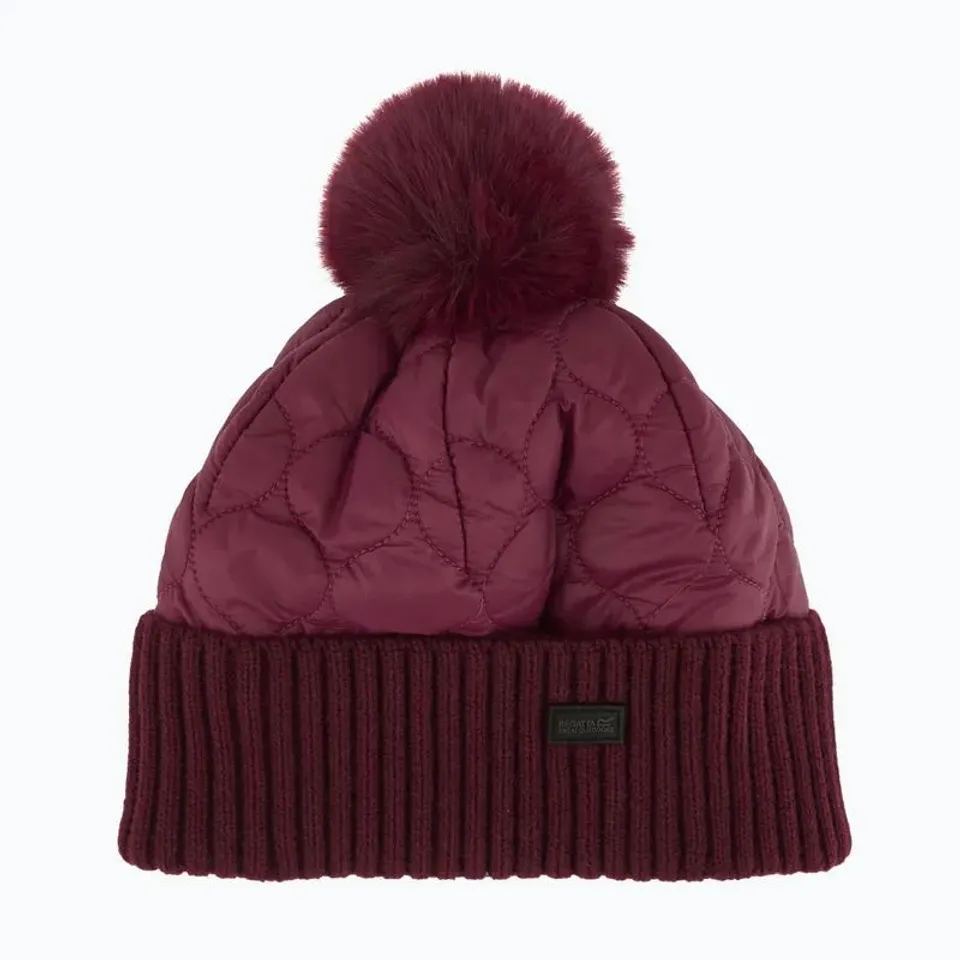 BRAND NEW WINTER HAT REGATTA SHOWERPROOF BEANIE DARK PIMENTO L/XL