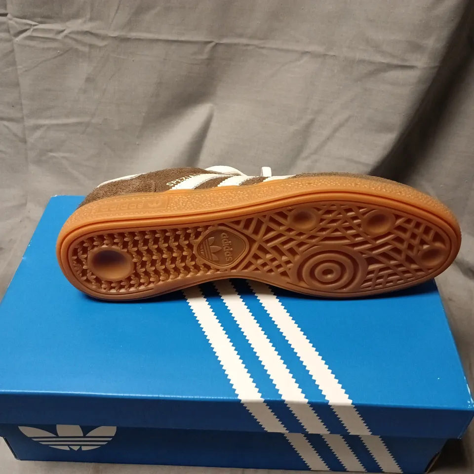 ADIDAS SPEZIAL BROWN SUEDE TRAINERS – BOXED SIZE 7