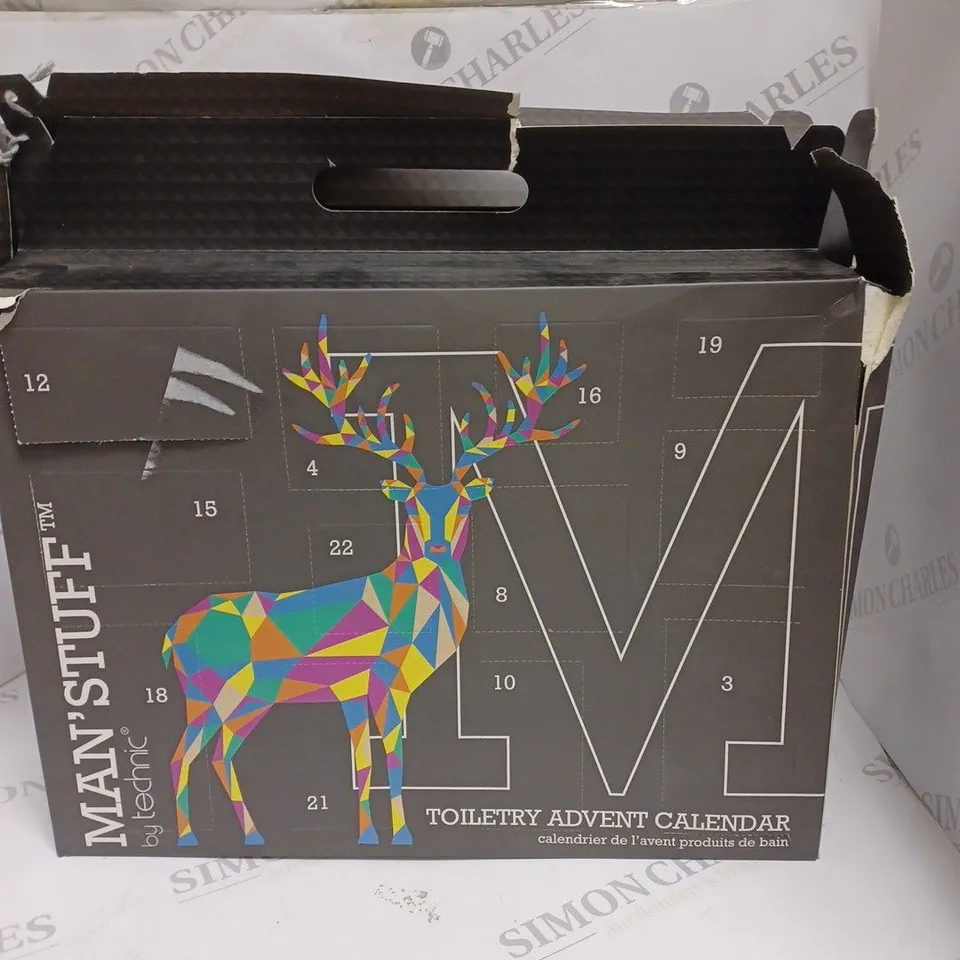 MAN'STUFF CHRISTMASS TOILETRY ADVENT CALENDAR 
