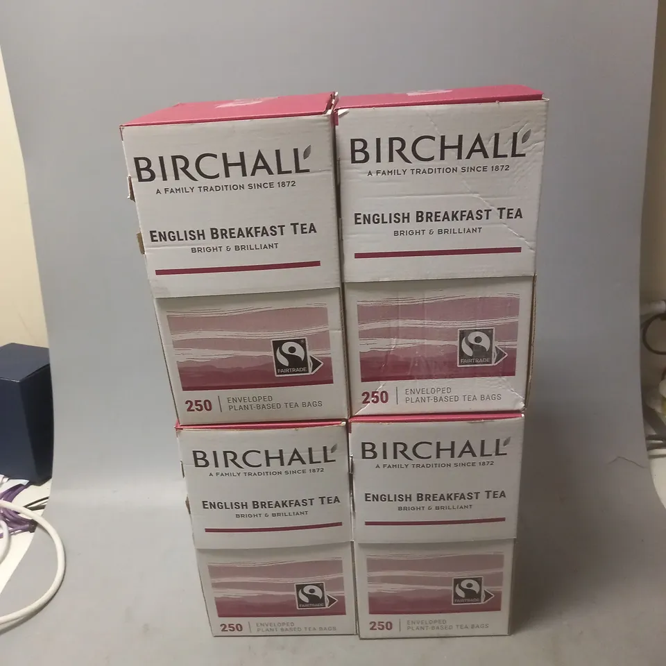 250X4 BIRCHALL ENGLISH BREAKFAST TEA 