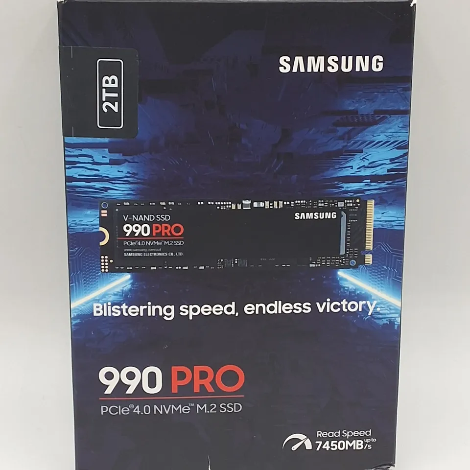 SEALED SAMSUNG 2TB 990 PRO PCIE 4.0 NAME M.2 SSD - MZ-VP92T0