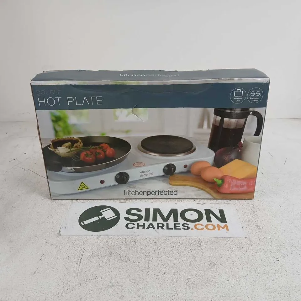 BOXED KITCHENPERFECTED DOUBLE HOT PLATE