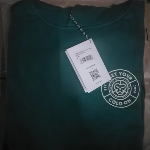 BOX OF MIXED ASSORTMENT OF BRAND NEW BRASS MONKEY CLOTHING ITEMS INCLUDING - HOODIES - SIZES S - APPROXIMATELY X12 ITEMS