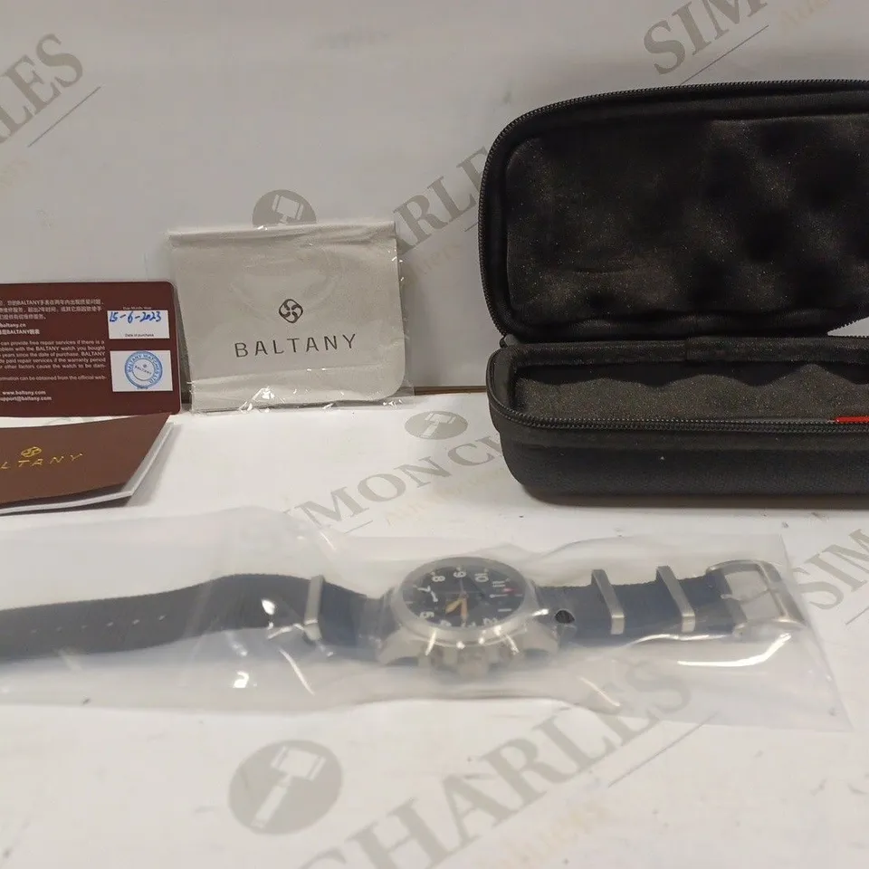 BALTANY NO. 94198004 SILVER WATCH WITH CASE