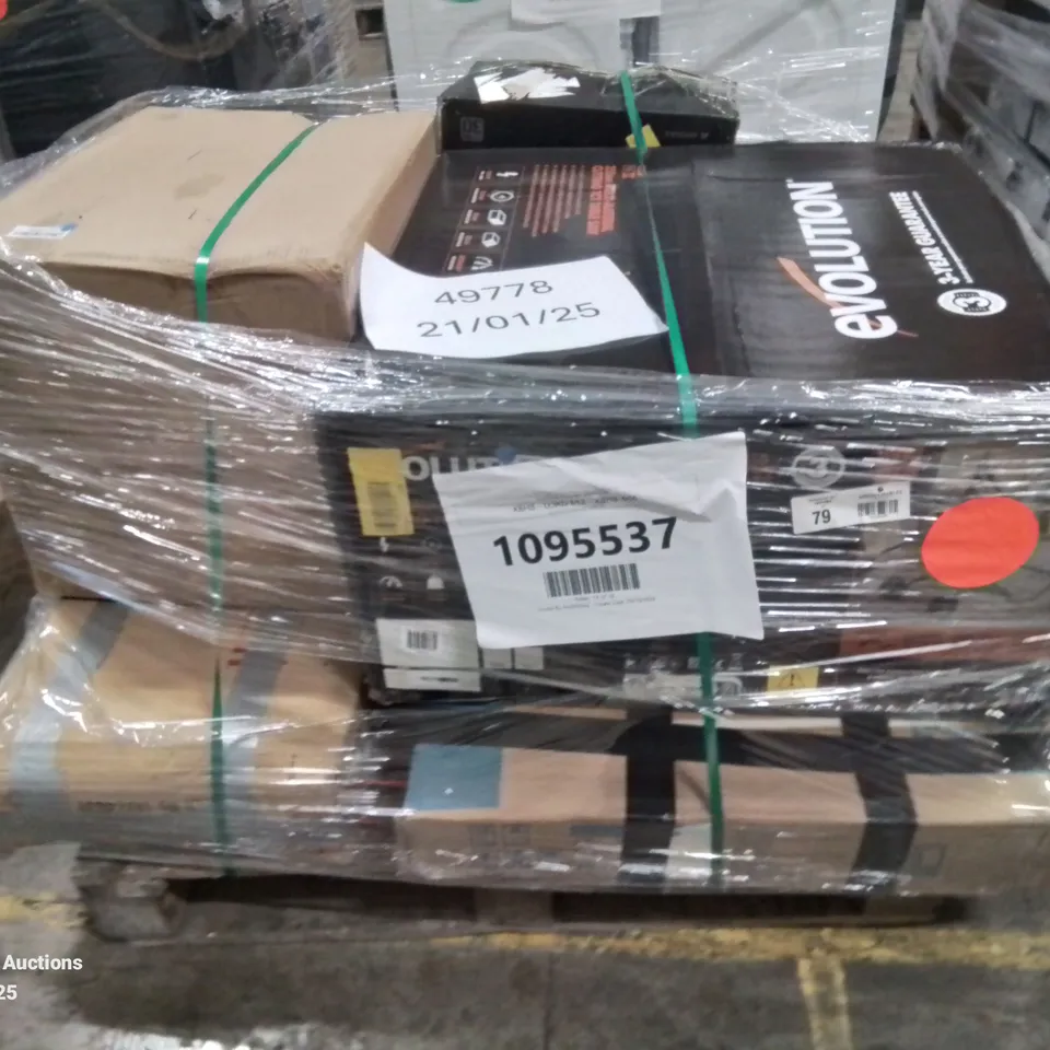 PALLET OF APPROXIMATELY 6 UNPROCESSED RAW RETURN HOUSEHOLD AND ELECTRICAL GOODS TO INCLUDE;