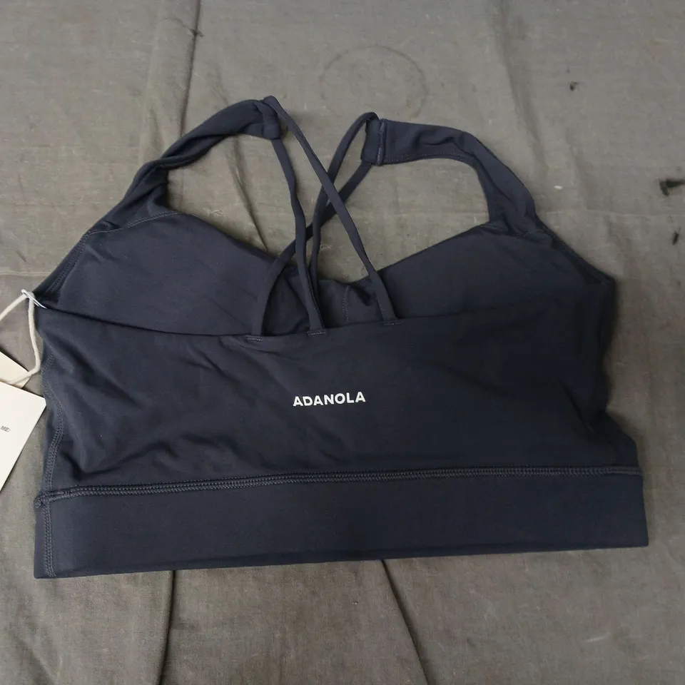 ADANOLA ULTIMATE CROSS BACK BRA IN MIDNIGHT BLUE - SMALL