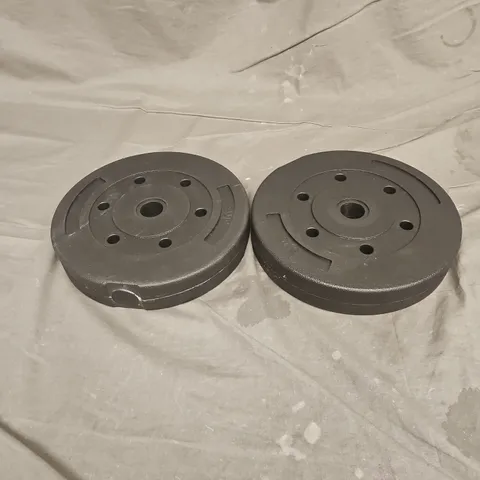 X2 5KG GARDEN WEIGHTS IN BLACK - COLLECTION ONLY