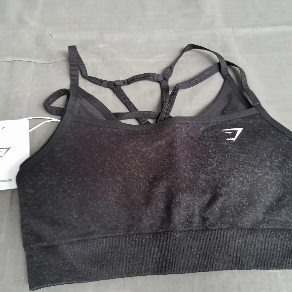 GYMSHARK ADAPT FLECK SEAMLESS SPORTS BRA - S MEDIUM SUPPORT