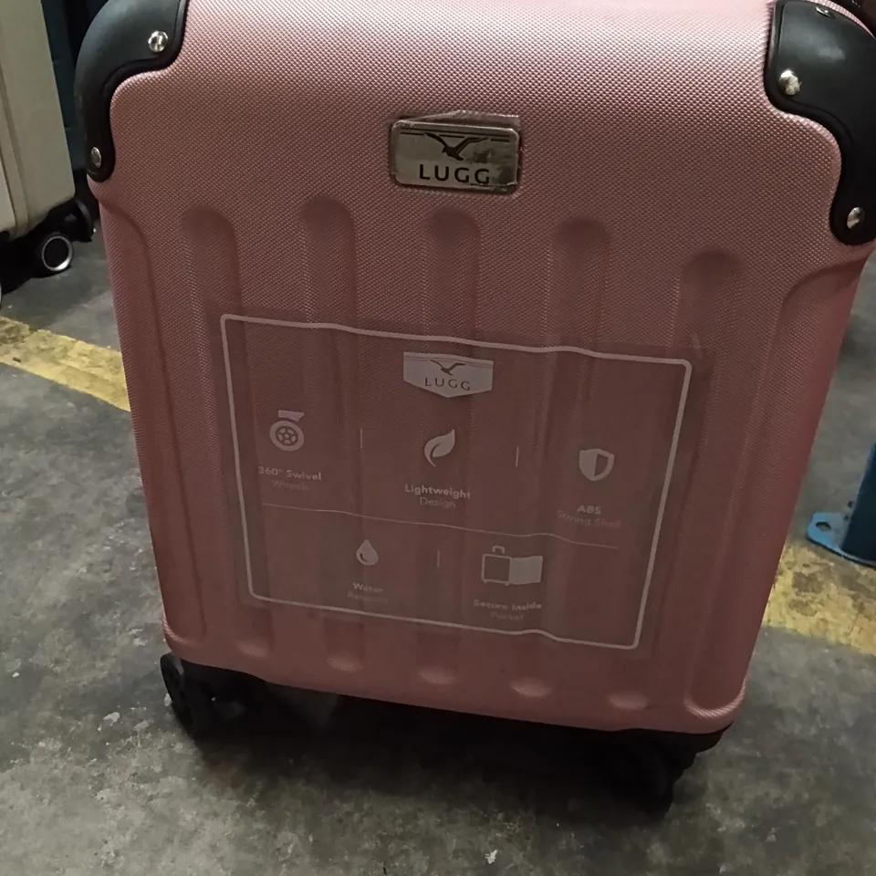UNBOXED KEPLIN LUGG SMALL SIZE TRAVEL SUITCASE WITH WHEELS PINK COLOUR 