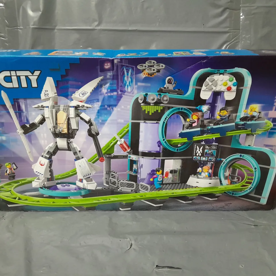 LEGO CITY ROBOT WORLD ROLLER-COASTER PARK TOY 60421 RRP £89.99