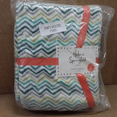 BRAND NEW HELENA SPRINGFIELD FLEECE BLANKET 140CM X 180CM (TROPICAL)