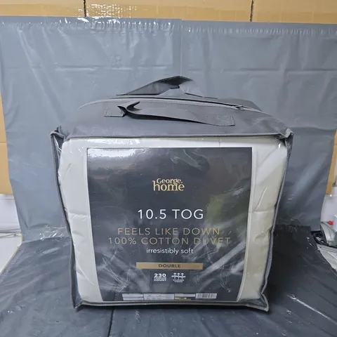 HOME 10.5TOG FEELS LIKE DOWN 100% COTTON DUVET - DOUBLE