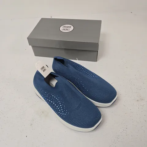 URBAN JACKS NEGRONI DENIM SLIP-ON SHOES – UK 6
