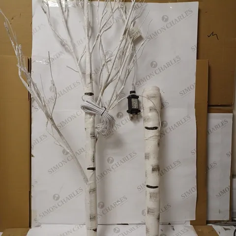 JOHN LEWIS PRE-LIT WHITE FROSTED BIRCH TREE - COLLECTION ONLY