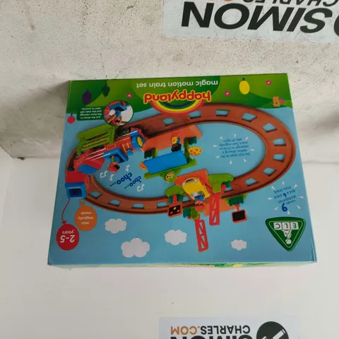 HAPPYLAND CIRCULAR TRAIN TRACK SET – TOY TRAIN FOR AGES 2–5 (BOXED)