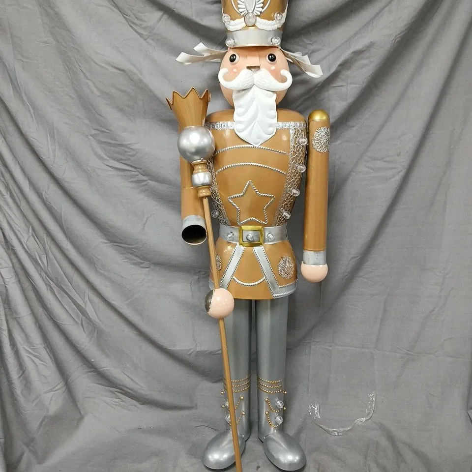 INLIT GIANT NUTCRACKER GOLD/SILVER - COLLECTION ONLY  RRP £129.99