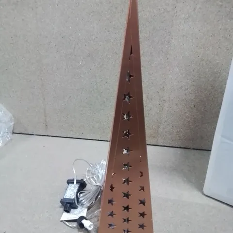 METAL CONE COPPER STAR LIGHT