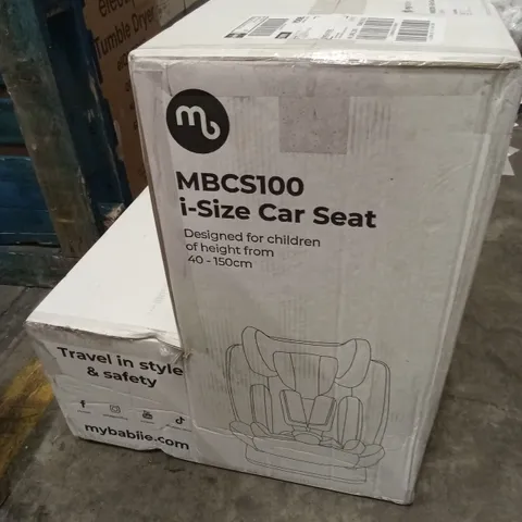 BOXED MYBABIIE MBCS100 I-SIZE CAR SEAT