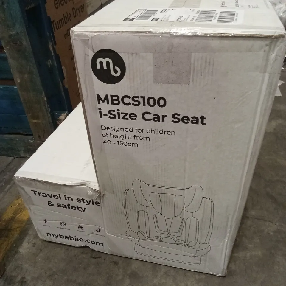 BOXED MYBABIIE MBCS100 I-SIZE CAR SEAT
