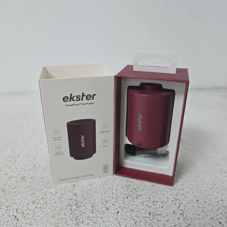 BOXED EKSTER TRAVELPACK AIR PUMP
