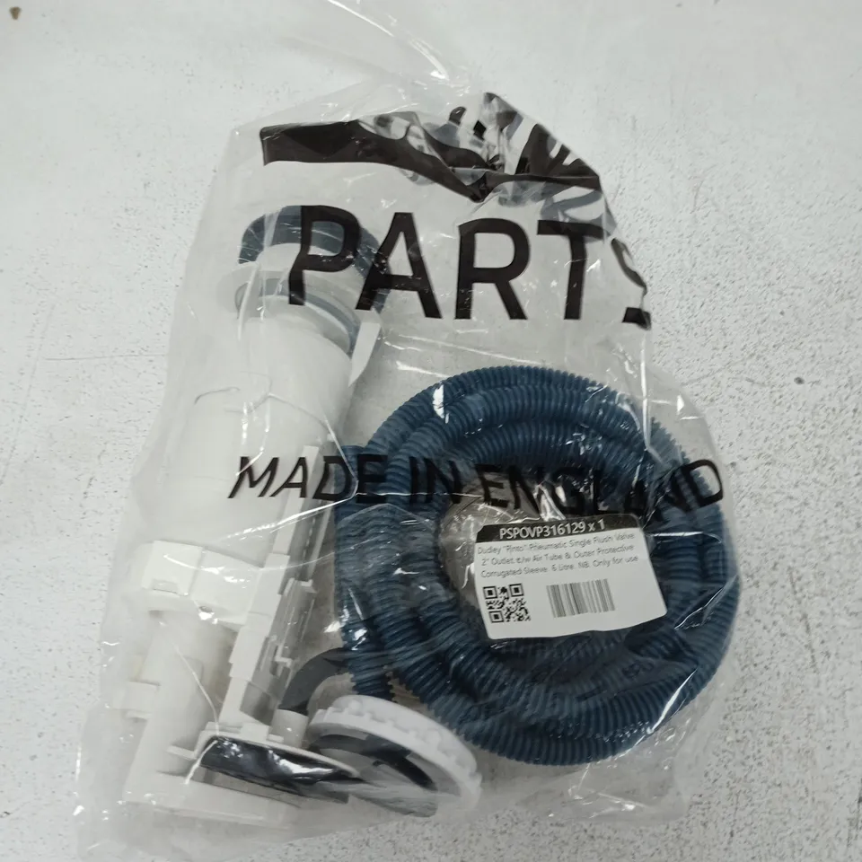 BAGGED DUDLEY 316129 PINTO PNEUMATIC SINGLE FLUSH VALVE 