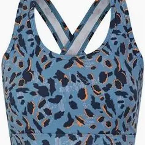 DARE 2B SPORTS BRA SWIFT II NIAGRA BLUE SIZE L
