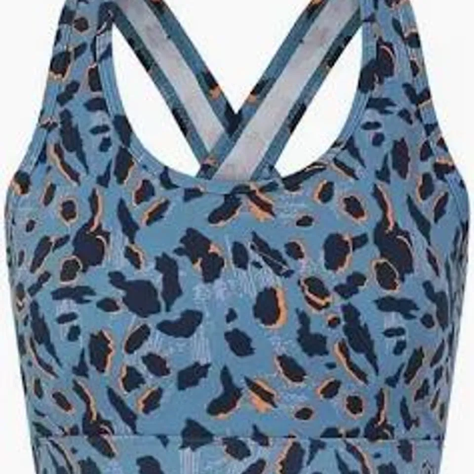 DARE 2B SPORTS BRA SWIFT II NIAGRA BLUE SIZE 6-8