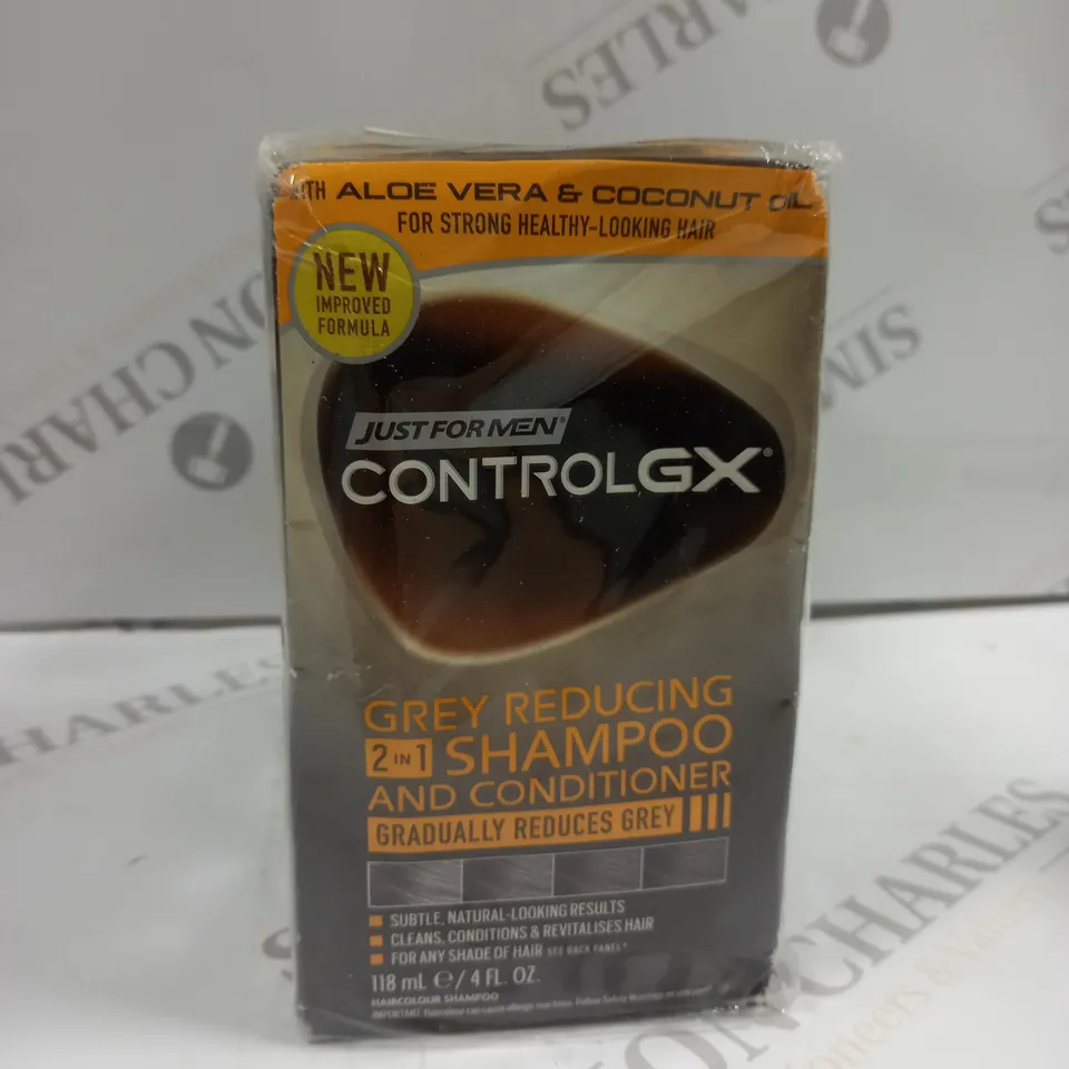3 X CONTROL GX GREY REDUCING 2IN1 SHAMPOO & CONDITIONER 118ML