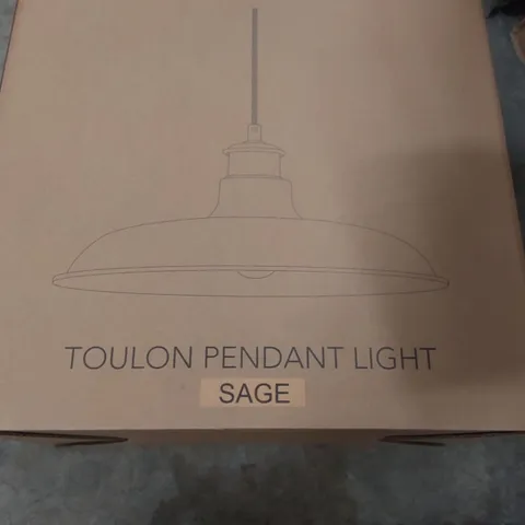 BOXED TOULON PENDANT LIGHT