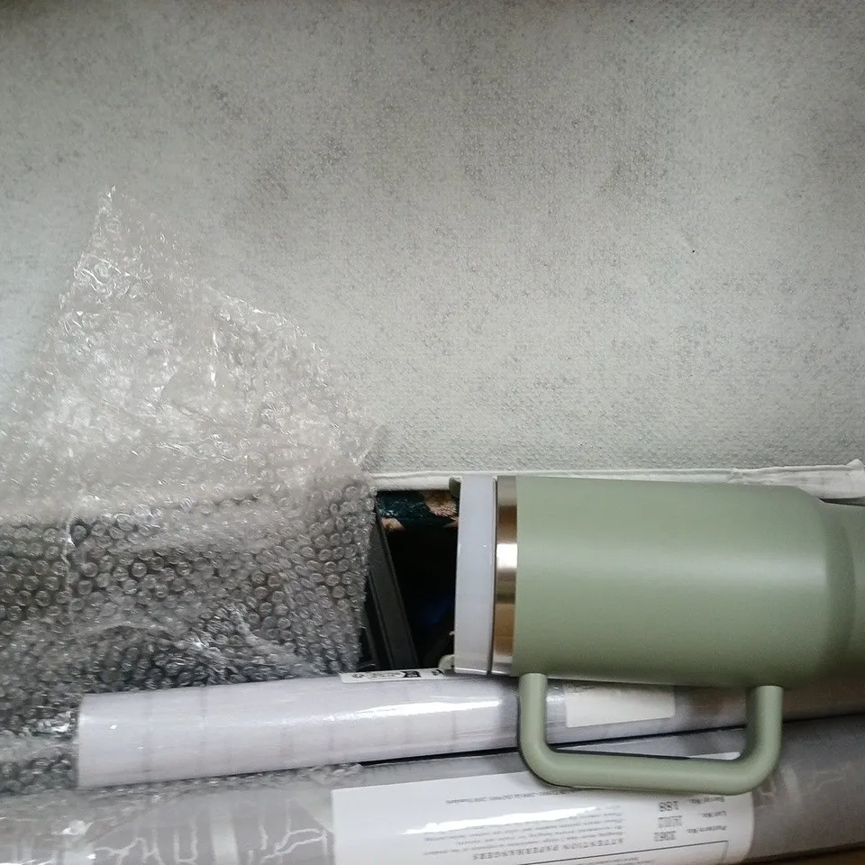 BOX OF APPROXIMATELY 10 ASSORTED HOUSEHOLD ITEMS TO INCLUDE INSECT HOUSE, PLANT SENSOR, ETC