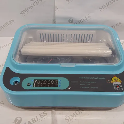 BOXED 24 EGG FULLY AUTOMATIC 75W EGG INCUBATOR (1 BOX)