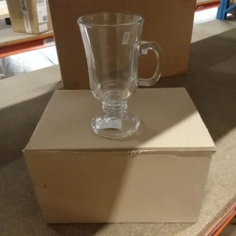 BOXED IRISH COFFEE GLASSES SET OF 6