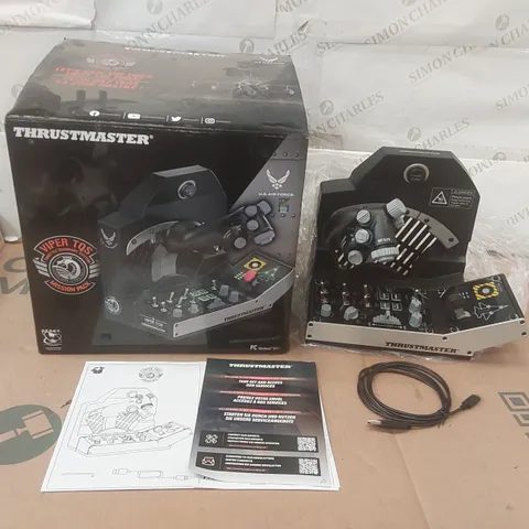 BOXED THRUSTMASTER U.S. AIR FORCE VIPER THROTTLE QUADRANT SYSTEM
