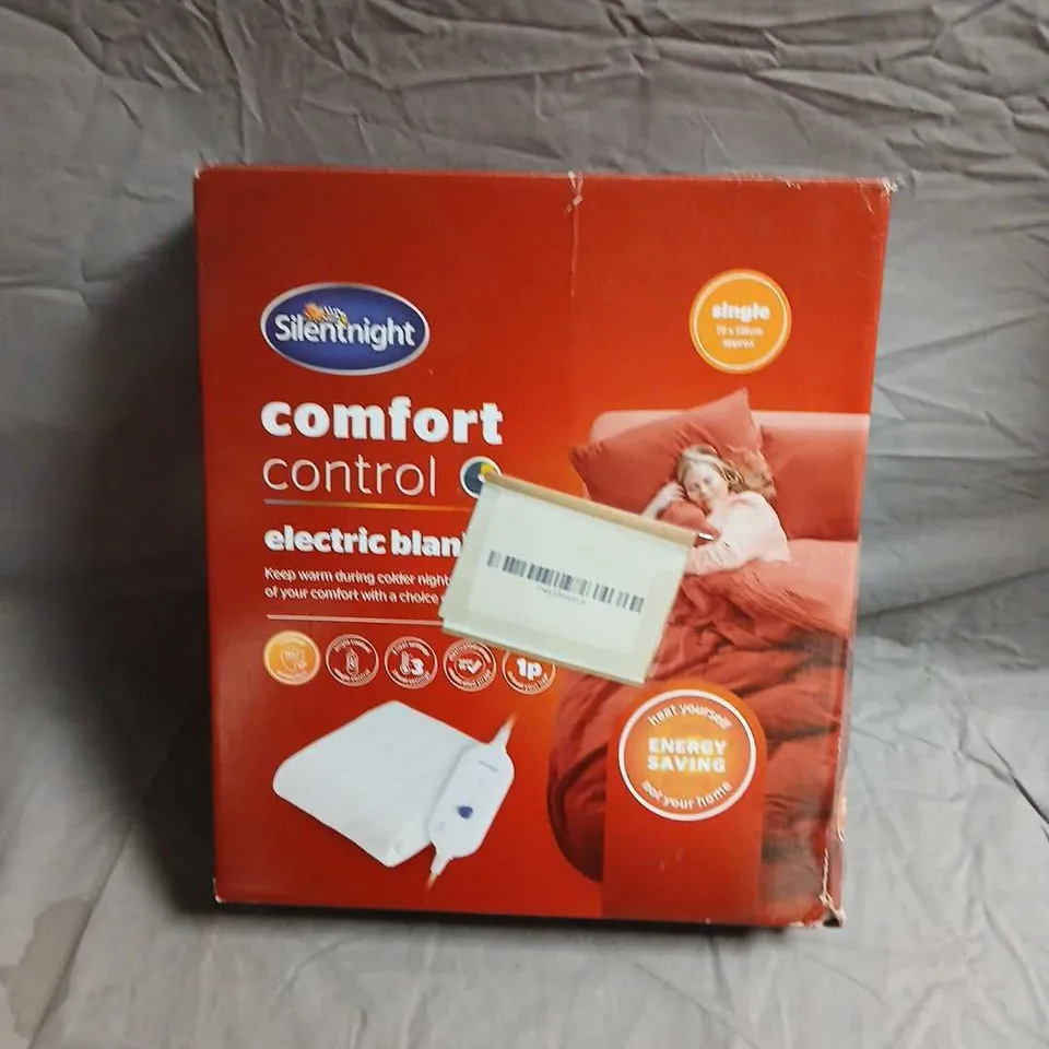 SILENTNIGHT COMFORT CONTROL ELECTRIC BLANKET – BOXED