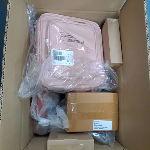 BOX OF APPROXIMATELY 12 ASSORTED ITEMS TO INCLUDE SUNGLASSES, LED MIRROR