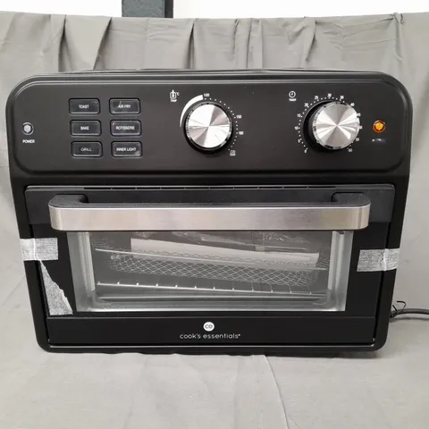 BOXED COOK'S ESSENTIAL 21-LITRE AIRFRYER OVEN IN BLACK