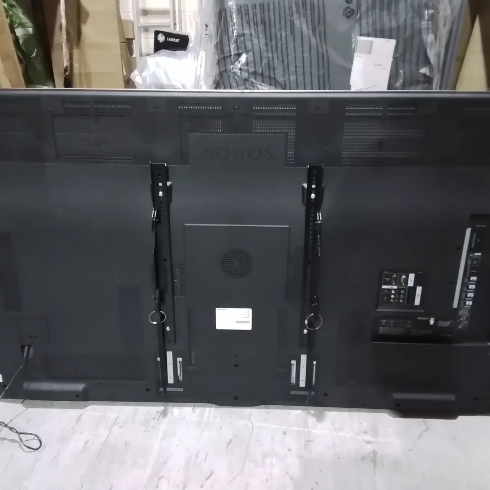UNBOXED SHARP 70" LCD COLOUR TELEVISION - LC70UQ10KN