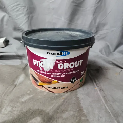 BOND IT FIX N GROUT CERAMIC TILE ADHESIVE β BRILLIANT WHITE, 3.75 KG