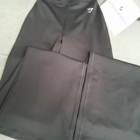 GYMSHARK BLACK TRAINING LEGGINGS - XS